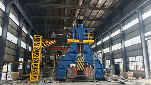 C66Y series full hydraulic open forging hammer installation and commissioning in China